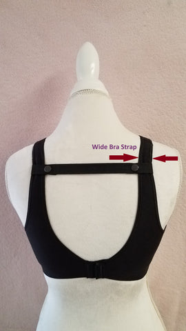 The Most Comfortable Bra Strap Holder You'll Ever Have. (Black, You –  Lady Straps