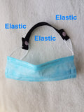 The Most Comfortable "Elastic Mask Strap, Ear Saver, Ear Extender" (S/M or L/XL sizes), "Buy One Get 1 Free", Free USA Shipping, New!!