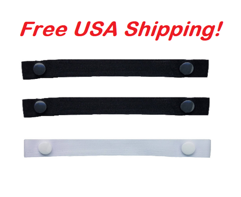 The Most Comfortable "Bra Strap Holder" You'll Ever Have. (3-Pack: 2 Black and 1 White), Free USA shipping