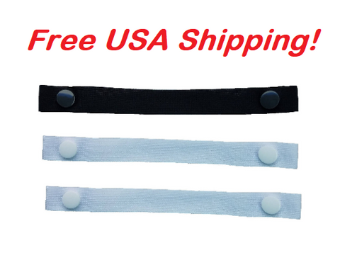 The Most Comfortable "Bra Strap Holder" You'll Ever Have. (3-Pack: 2 White and 1 Black), Free USA shipping