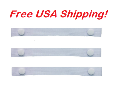 The Most Comfortable "Bra Strap Holder" You'll Ever Have. (White, You Get 3-Pack), Free USA shipping