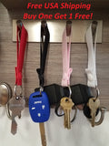 Elastic wristlet keychain, Loop wristlet key ring, Wristlet key strap, Key lanyard, Key fob (Buy one Get 1 Free, Free USA Shipping)