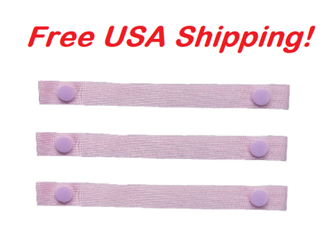 The Most Comfortable "Bra Strap Holder" You'll Ever Have. (Pink, You Get 3-Pack), Free USA shipping